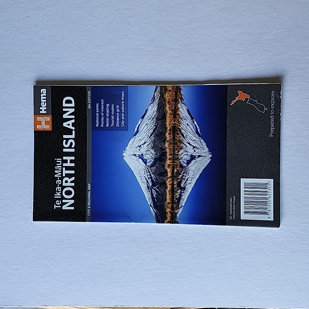 New Zealand North Island Touring Map